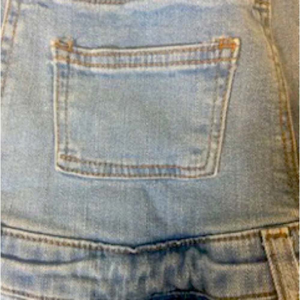 Distressed Denim Jeans Overalls - Picture 9 of 9